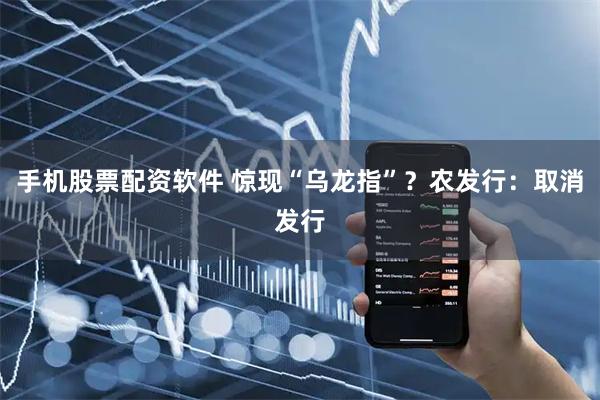 手机股票配资软件 惊现“乌龙指”？农发行：取消发行